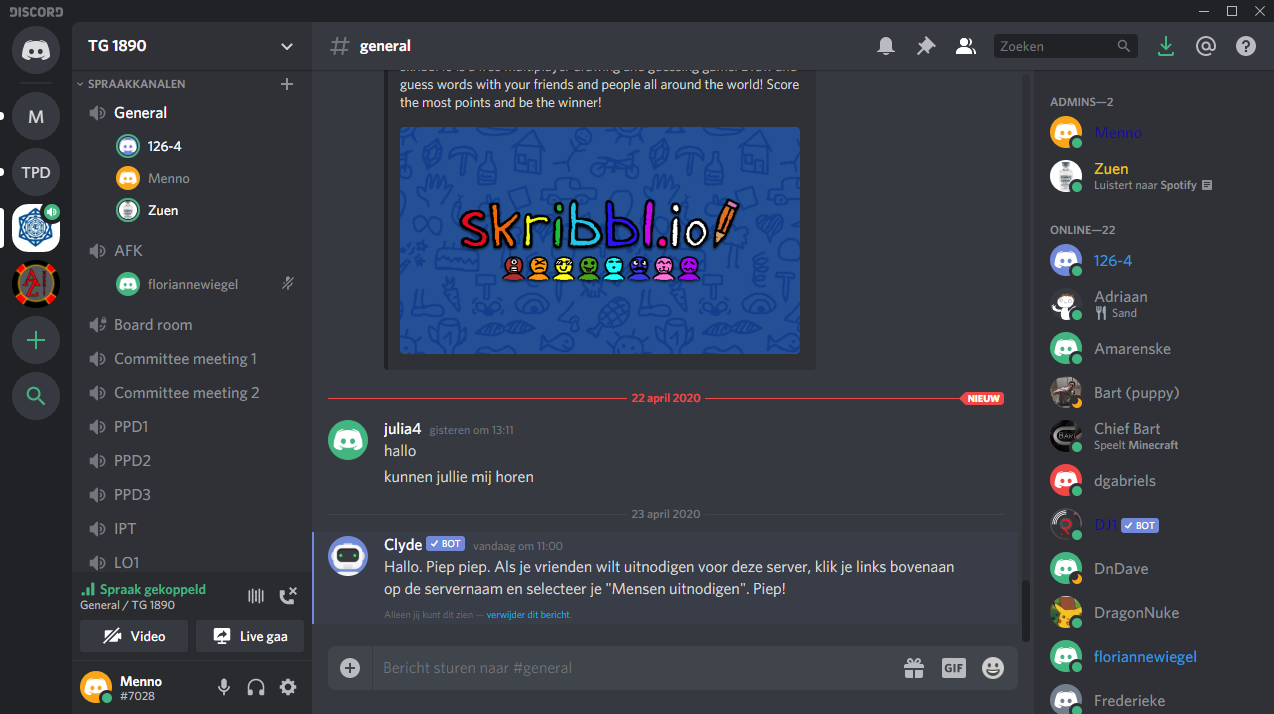 Discord (online communication) - Technologisch Gezelschap